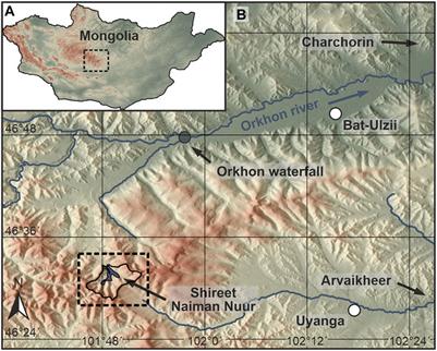 Holocene Temperature Variations in Semi-Arid Central Mongolia—A Chronological and Sedimentological Perspective From a 7400-year Lake Sediment Record From the Khangai Mountains